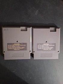 Pacchetto 2 giochi Double Dribble & Blades of Steel (Nintendo, NES) solo cartuccia 