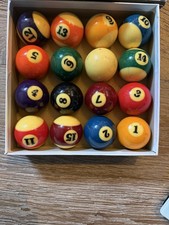 Vintage Aramith Belgische Billard Poolkugeln Set Gebraucht