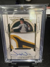 2024 Panini National Treasures - Prospect Material Signatures Jacob Wilson  /10