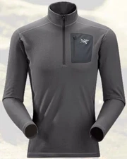 Arc'Teryx Rho LT Zip-Neck Base Layer Top - Men's - Size XL