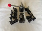 10pc WEDGE TYPE AXA QUICK CHANGE TOOLPOST SET, #101 CRAFTSMAN LATHES OR SIMULAR