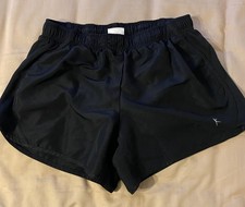 Danskin Now Shorts Womens Medium Black Soot Running Athletic Lined Gym Workout