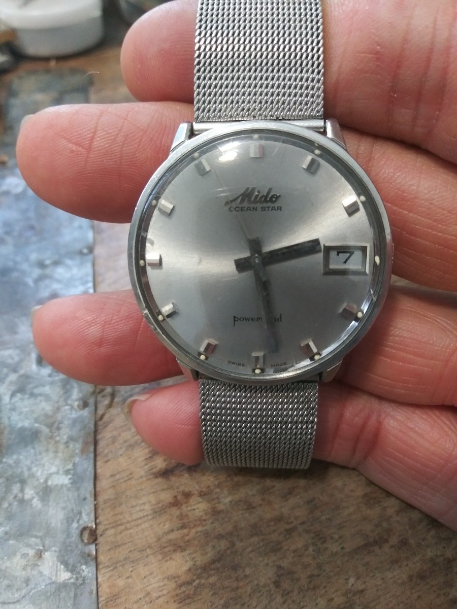 Powerwind Reloj Mido Ocean Star Captain Vintage 1960's Mido