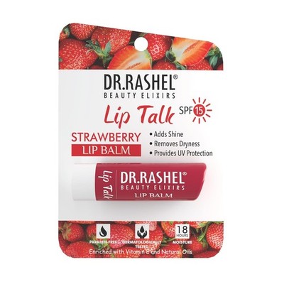 2x Dr.Rashel Strawberry Moisturizing Lip Balm - 4.5 gms Tinted Lip Moisturizer