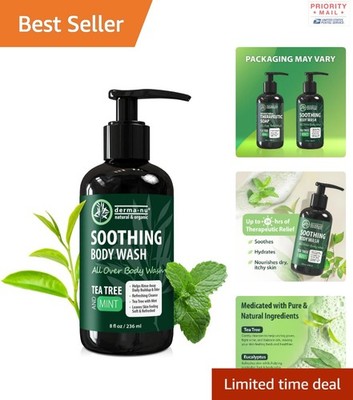 Natural Body Foot Wash 240 ml Tea Tree Oil Gel Sulfate Free for All Skin Types