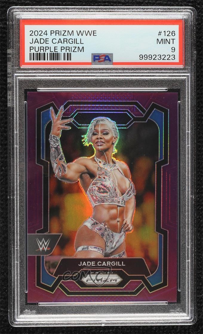 2024 Panini Prizm WWE Purple Prizm /149 Jade Cargill #126 PSA 9 MINT