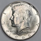 1966 BU Kennedy Half Dollar 40% Silver
