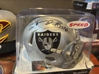 Lamont Jordan Raiders Football mini Helmet Autographed JSA Authenticated