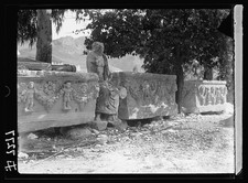 Photo:Antioch Syria 1900s Roman Sarcophagi Along Orontes River