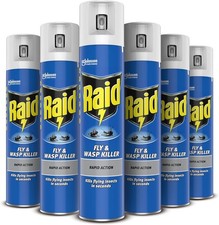Raid Fly and Wasp Killer 300 ml (Pack of 6)