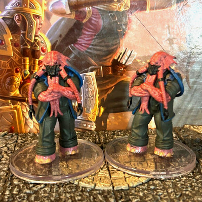 Shemeshka's Bodyguard x2 D&D Miniature Dungeons Dragons Planescape maelephant 26