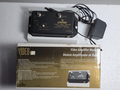 Leviton SMC Structured Media Center Video Amplifier Module Coaxial 48210-VA