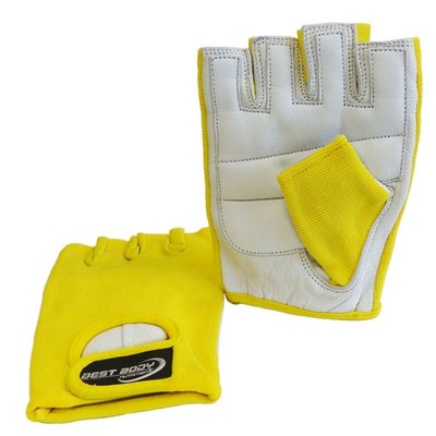 Best Body Nutrition Power Handschuhe Gelb M   Fitness &