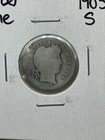 1903-S Silver Barber Dime 10c San Francisco Mint -KK587