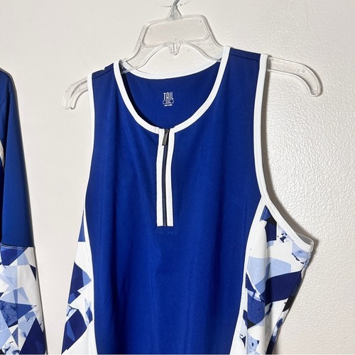 Tail Damen Tennis Matching Skort Outfit Paket Sport Golf Blau & Weiß XXL - Bild 9 von 16