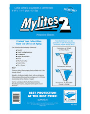 50 Sleeves E Gerber Mylites 2 Mil Mylar Bags - Large Comics Magazine