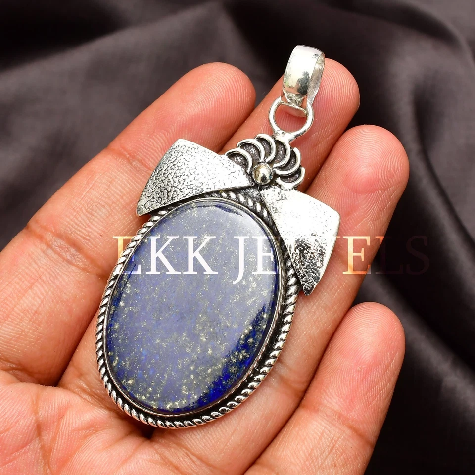 Ciondolo gioiello in argento sterling 925 fatto a mano con pietra preziosa... - Immagine 3 di 4