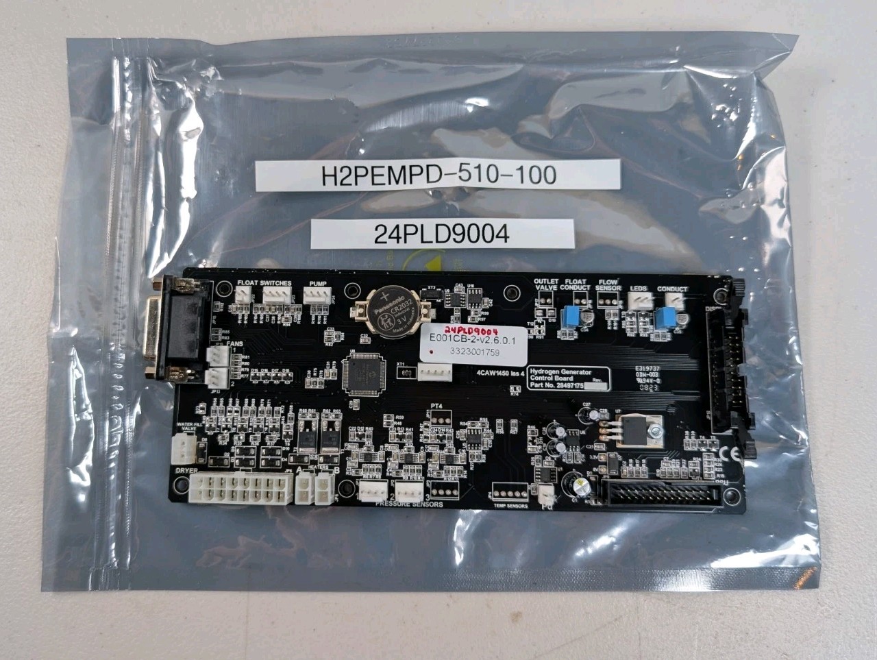 Parker Domnick Hunter Control board 28497175 20H-MD Hydrogen Generator