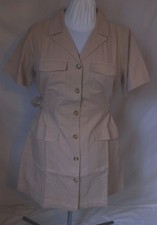 Warehouse D Ring Utility Mini Dress Size 16 Colour Stone