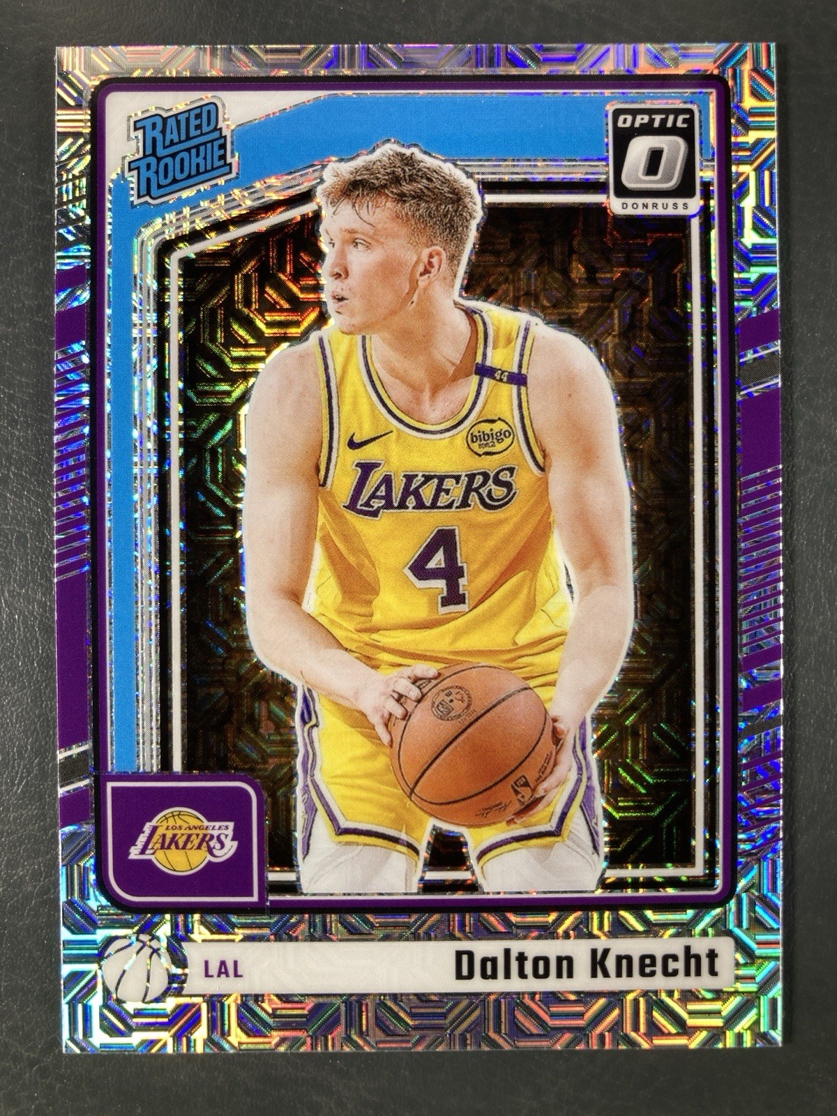 Dalton Knecht 2024 Panini Donruss Optic #256 Choice Rated Rookie RC