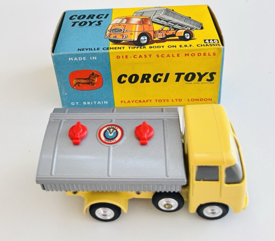 Camion-benne Neville Tipper ciment CORGI 460 + boîte d'origine (1959
