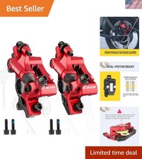 Zoom Hydraulic Disc Brake Calipers: HB-100 MTB Bike Disc Brakes Front  Rear ...