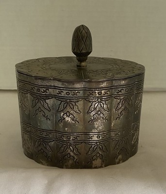 International Silver Company Silverplate Jewelry Trinket Box Velvet Lining VTG