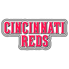Cincinnati Reds Script Logo 8 Baseball Sticker Waterproof Vinyl Decal Die-Cut