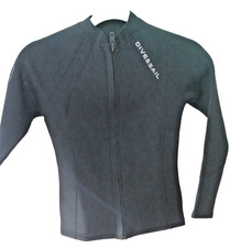 Dive  Sail 2mm Neoprene Wetsuit Jacket Top Long Sleeve Surf Dive Jacket Small S