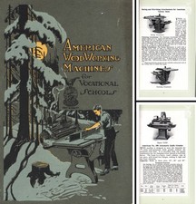 American Woodworking Co., Rochester, N.Y. - Machines for Voc. Schools - 162 Pgs.