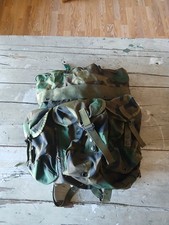 USGI Military LC-2 Medium ALICE Field Pack w/ Shoulder Straps M81 Woodland Camo
