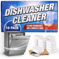 Dishwasher cleaner & deodorizer tablets – 16 count, fresh scent – remo