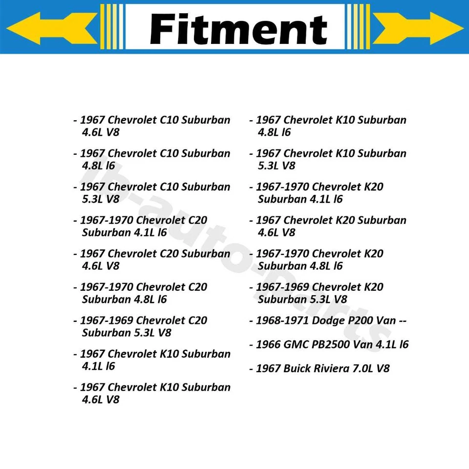 Cilindro de rueda de freno delantero trasero 4x para furgoneta GMC PB2500 1966 4,1 L Foto 3 de 4