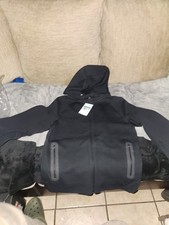 Nike Sportswear FD3285-010 Kids' Sz XL Black Tech Fleece Full Zip Hoodie 105