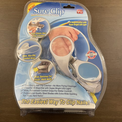 #ad Sure Clip 3X Magnification With Super Bright LED Light As Seen On TV new $12.95