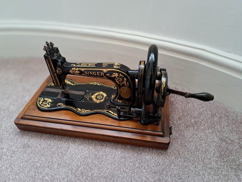 Singer 12K 1886 Geigenfuß Handkurbel antike Nähmaschine - Bild 2 von 11