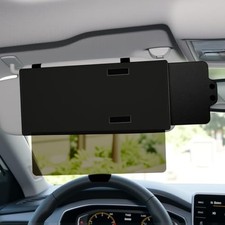 Polarized Sun Visor Extender, Car Sun Blocker with PC Lens and Side Black