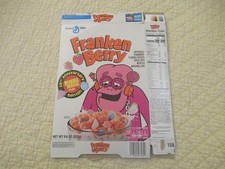 General Mills Franken Berry Collectible Cereal Box (flattened)