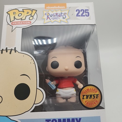 Funko Pop! animation #225 CHASE Nickelodeon Rugrats TOMMY PICKLES (Red Shirt) - Picture 2 of 6
