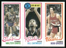 1980-81 Topps Bill Cartwright (RC), Walter Davis, Bob Gross #199-9-191 ~ NM-MT ~
