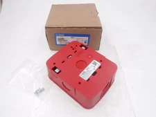 System Sensor Red L-Series Wall Surface Back Mount Speaker & Strobes Box SBBSPRL
