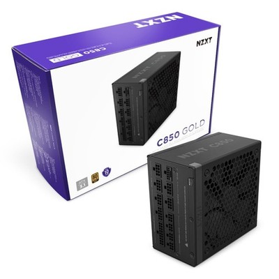 NZXT C850 Gold ATX 3.1 Power Supply 850W Fully Modular Black PA-8G2BB-US