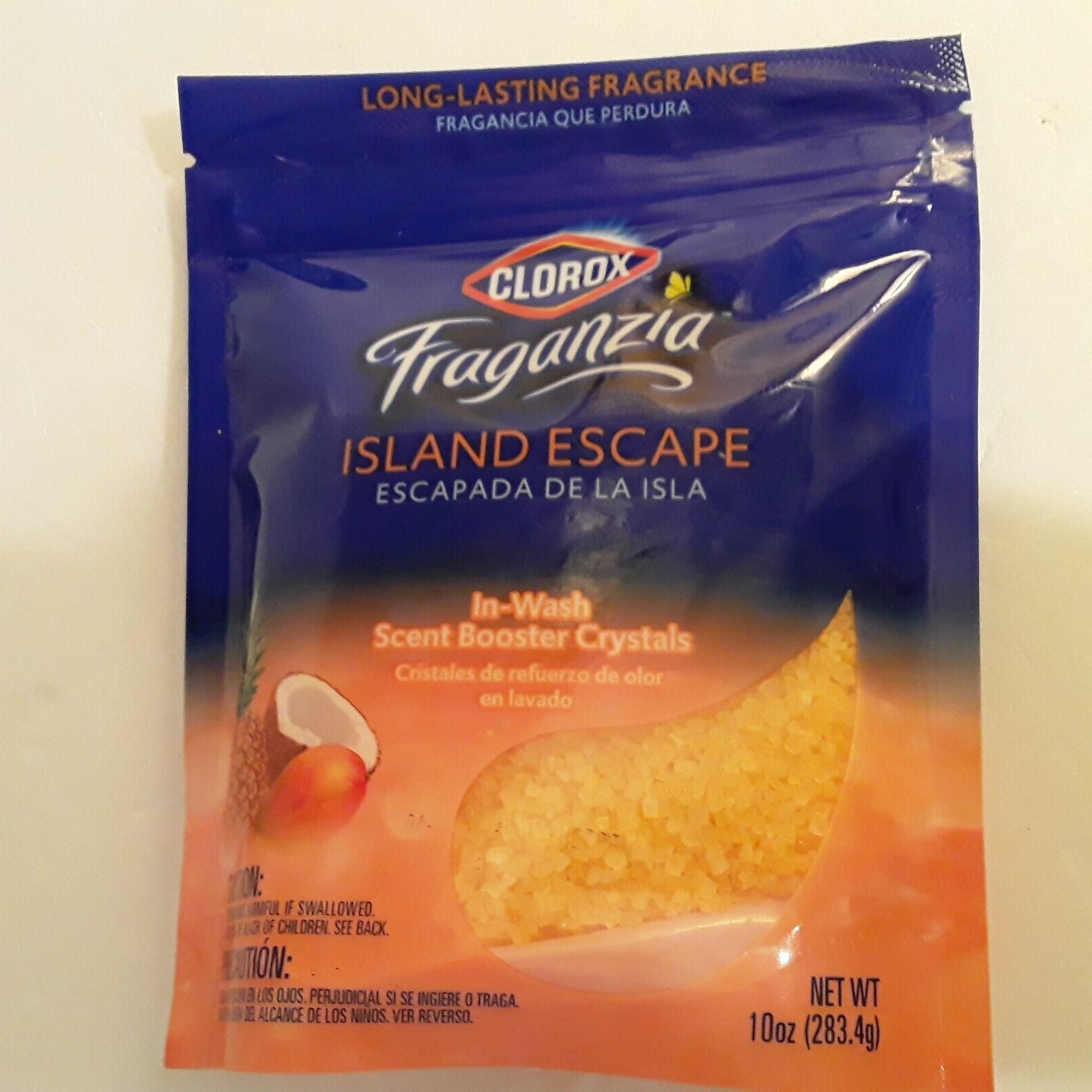 Clorox Island Escape Fraganzia In-wash Scent Booster Crystals Lot of 2, 10oz ea.