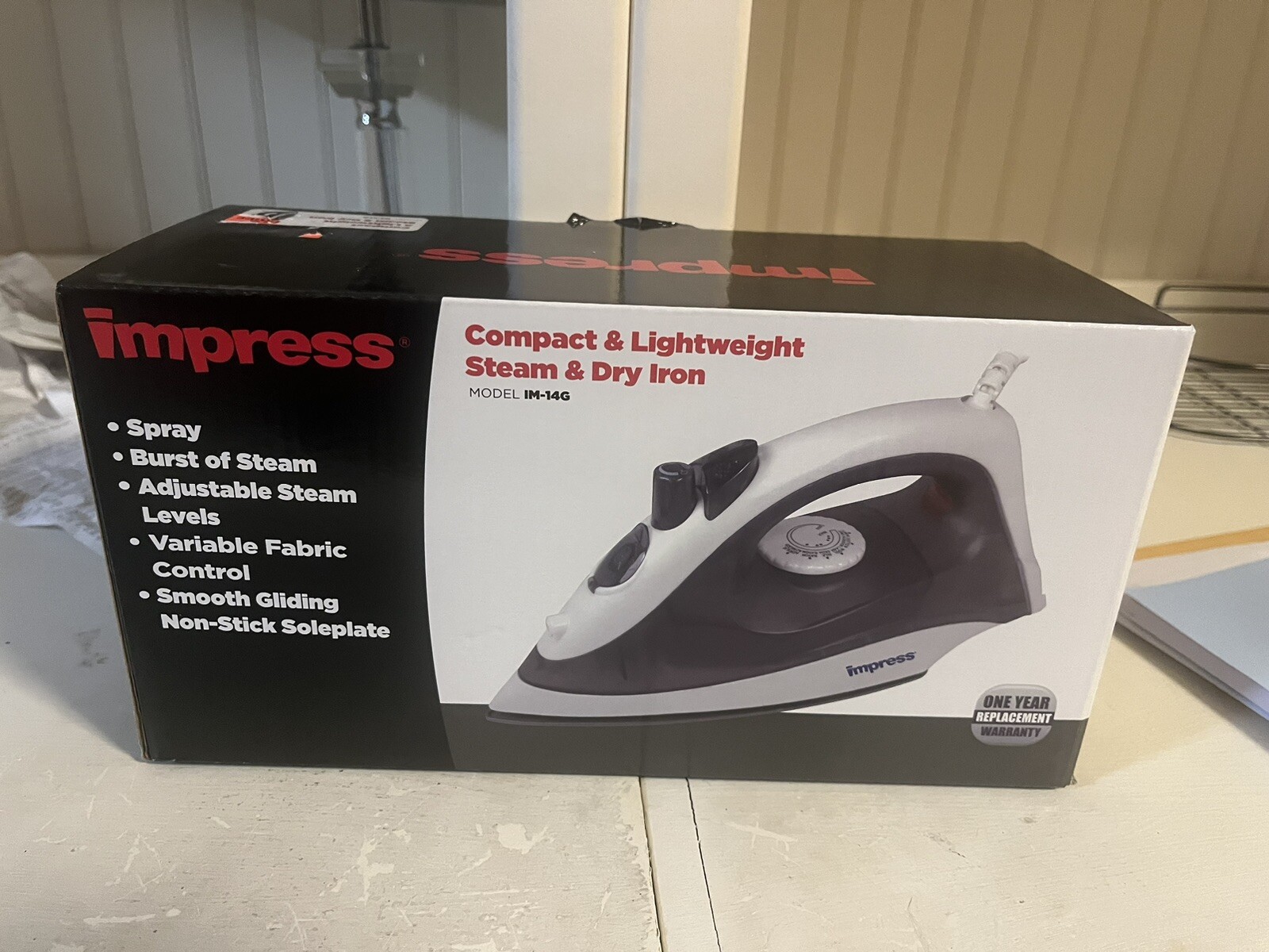Impress IM-14G Compact & Lightweight Steam & Dry Iron