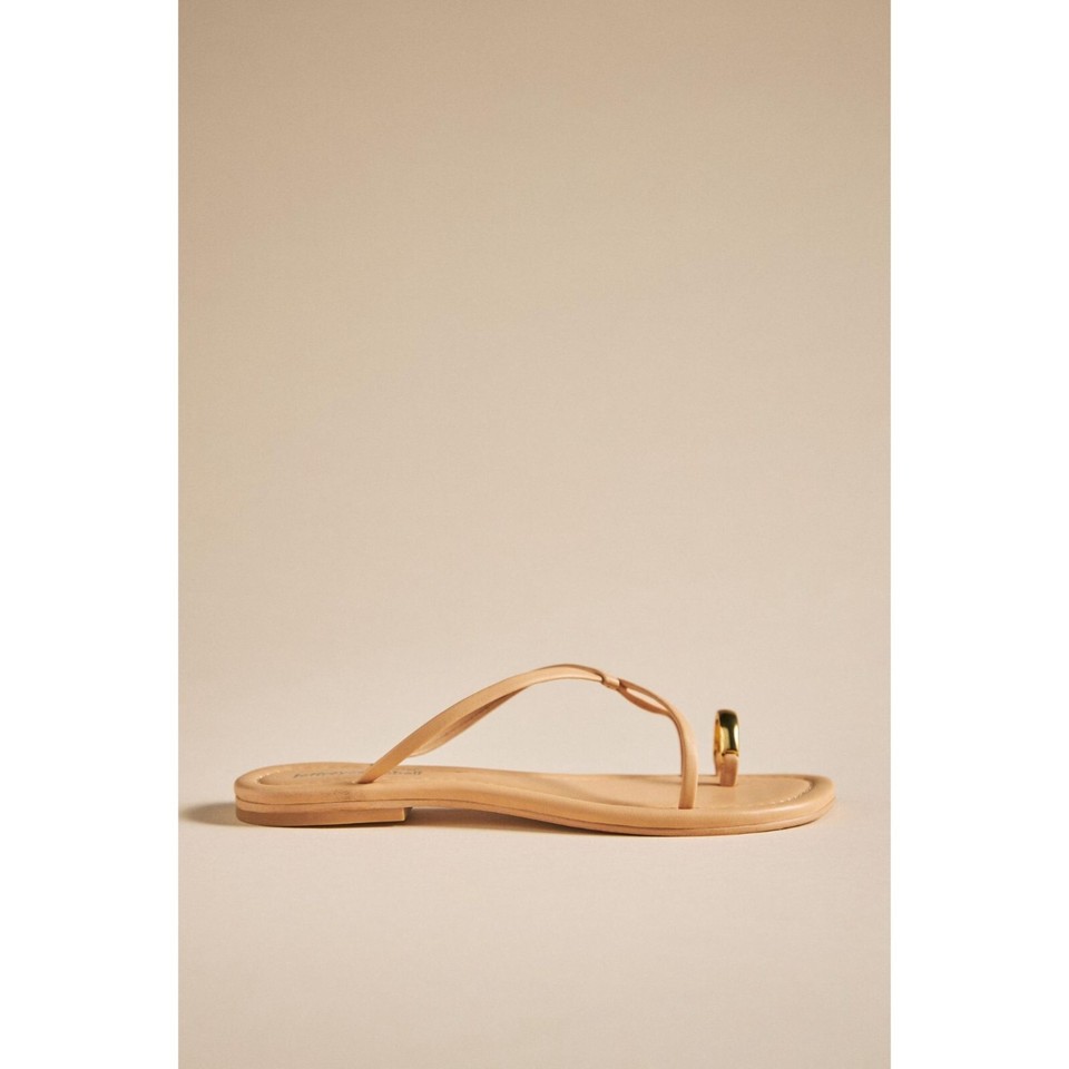 Jeffrey Campbell Pacifico Sandals in Beige Gold 8 Womens Slides eBay