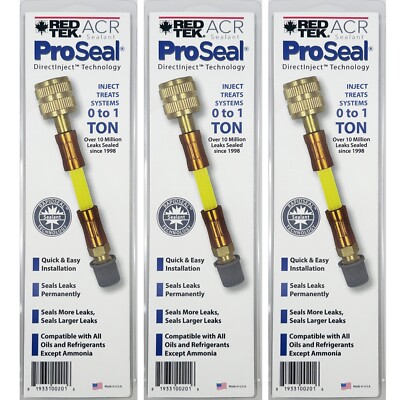 RED TEK  ProSeal  Direct Inject Sealant (0 to 1 TON) - 3 PACK