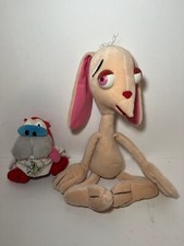Ren  Stimpy 1992 Plush Vintage Dakin LOT OF 2