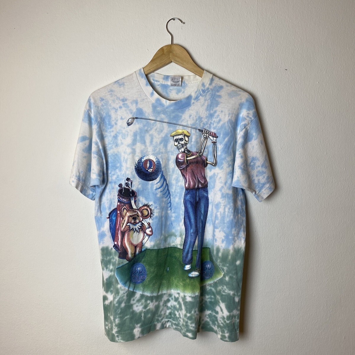 【希少】90s greatful dead tee vintage 90s GREATFULL DEAD tee dc 【公式通販】