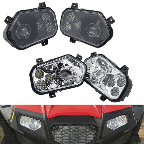 LED Headlight Conversion Replacement Headlamp for Polaris RZR 800 900 Ranger - Picture 12 of 12