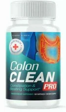 Colon Clean Pro Natural Digestive Support Supplement for Gut Health 60ct #3-122